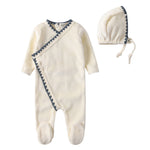 Stitched wrap footie