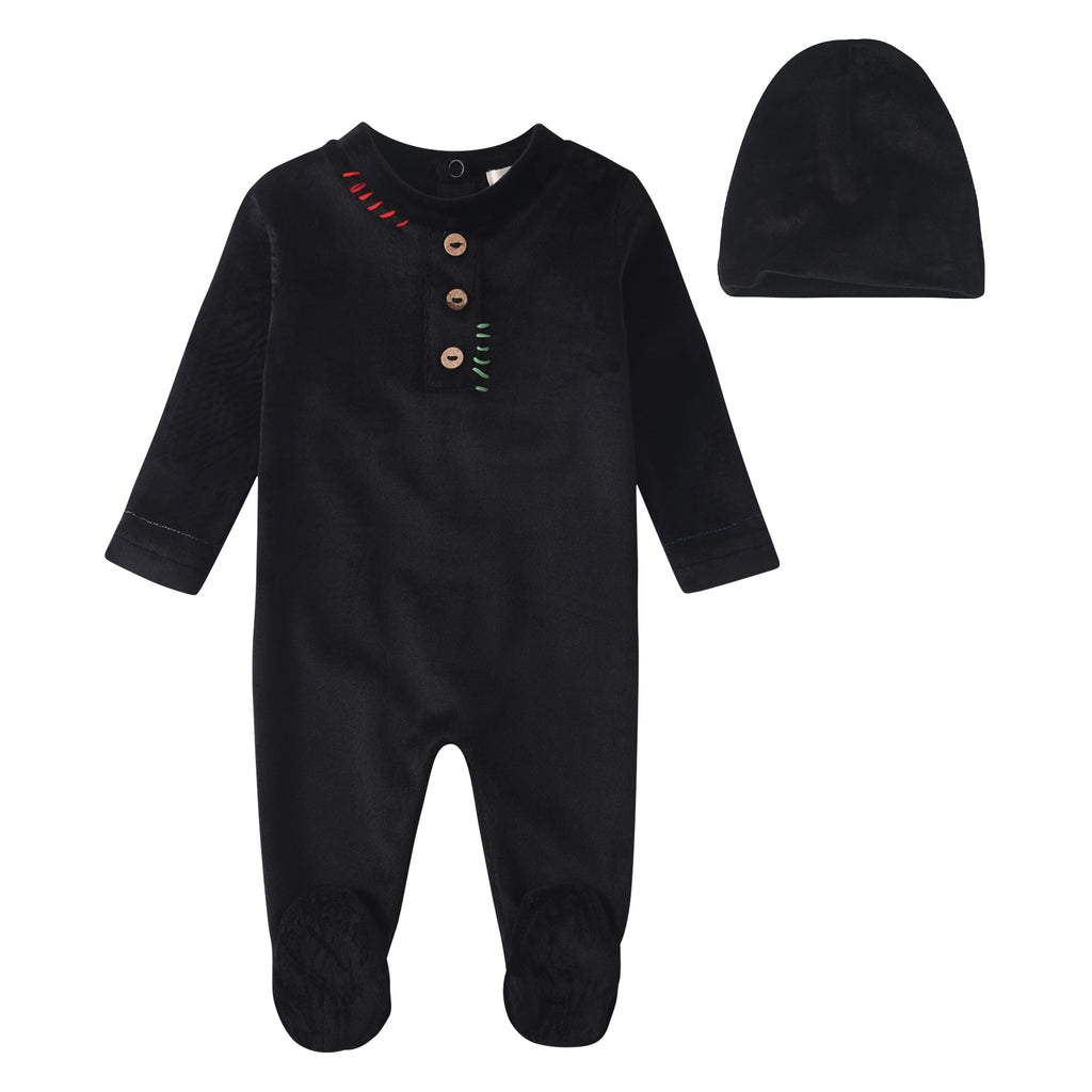 Stitched footie