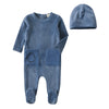 Ribbed pockets footie