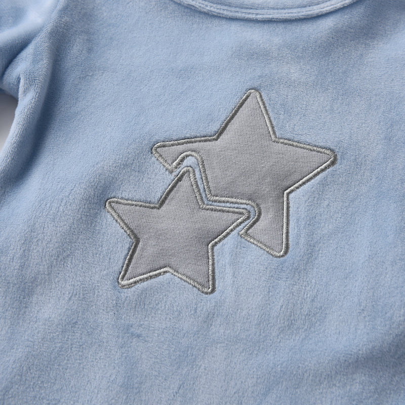 Embroidered Stars Footie