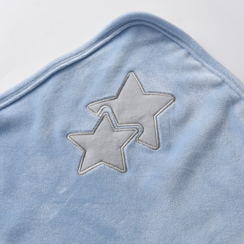 Embroidered Stars Blanket