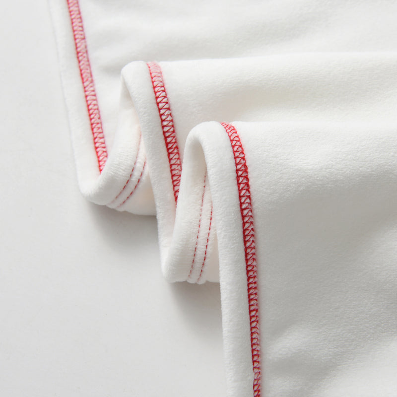Embroidered Bow Blanket