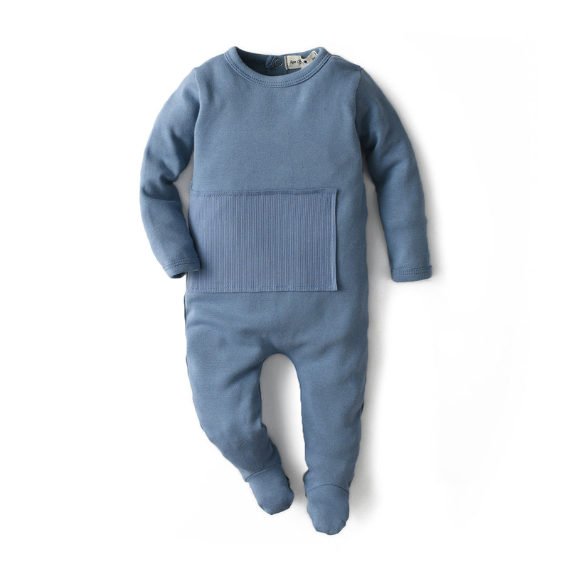 Ribbed Patch Footie