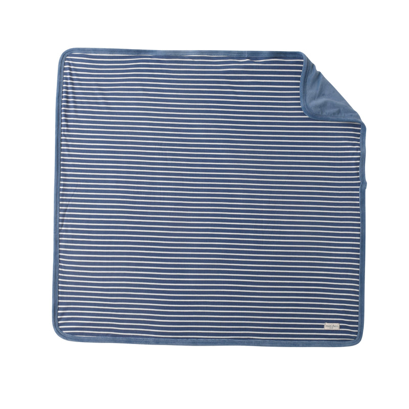 Striped cuff blanket