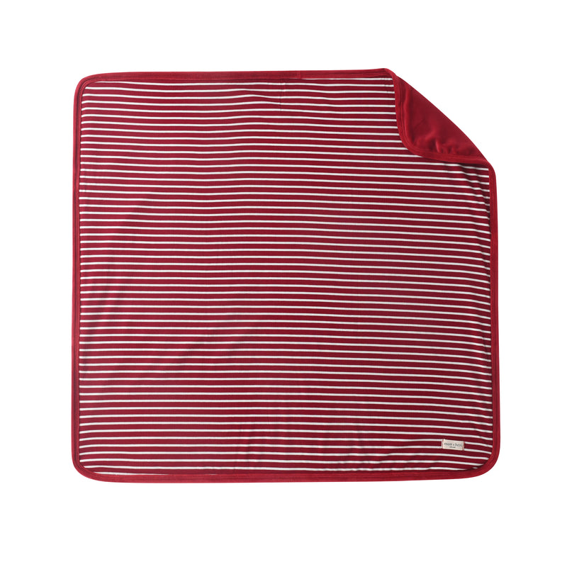Striped cuff blanket