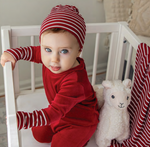 Striped cuff blanket