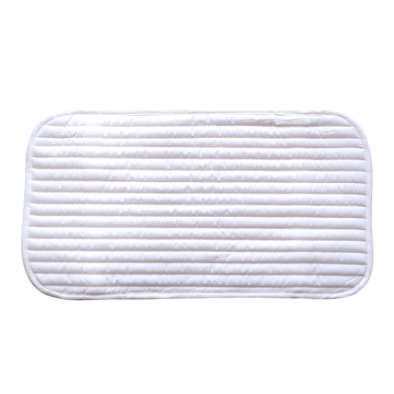 White quilted pillow