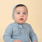 Ribbed collar footie